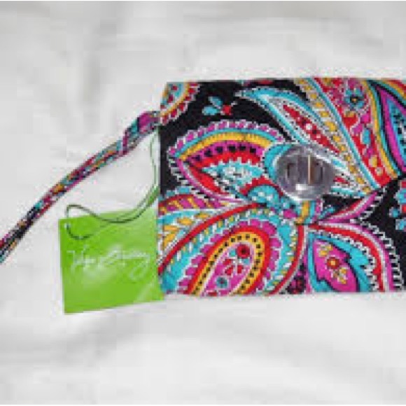 NWT Vera Bradley Parisian Paisley Your Turn Smartphone Wristlet - Picture 3 of 3